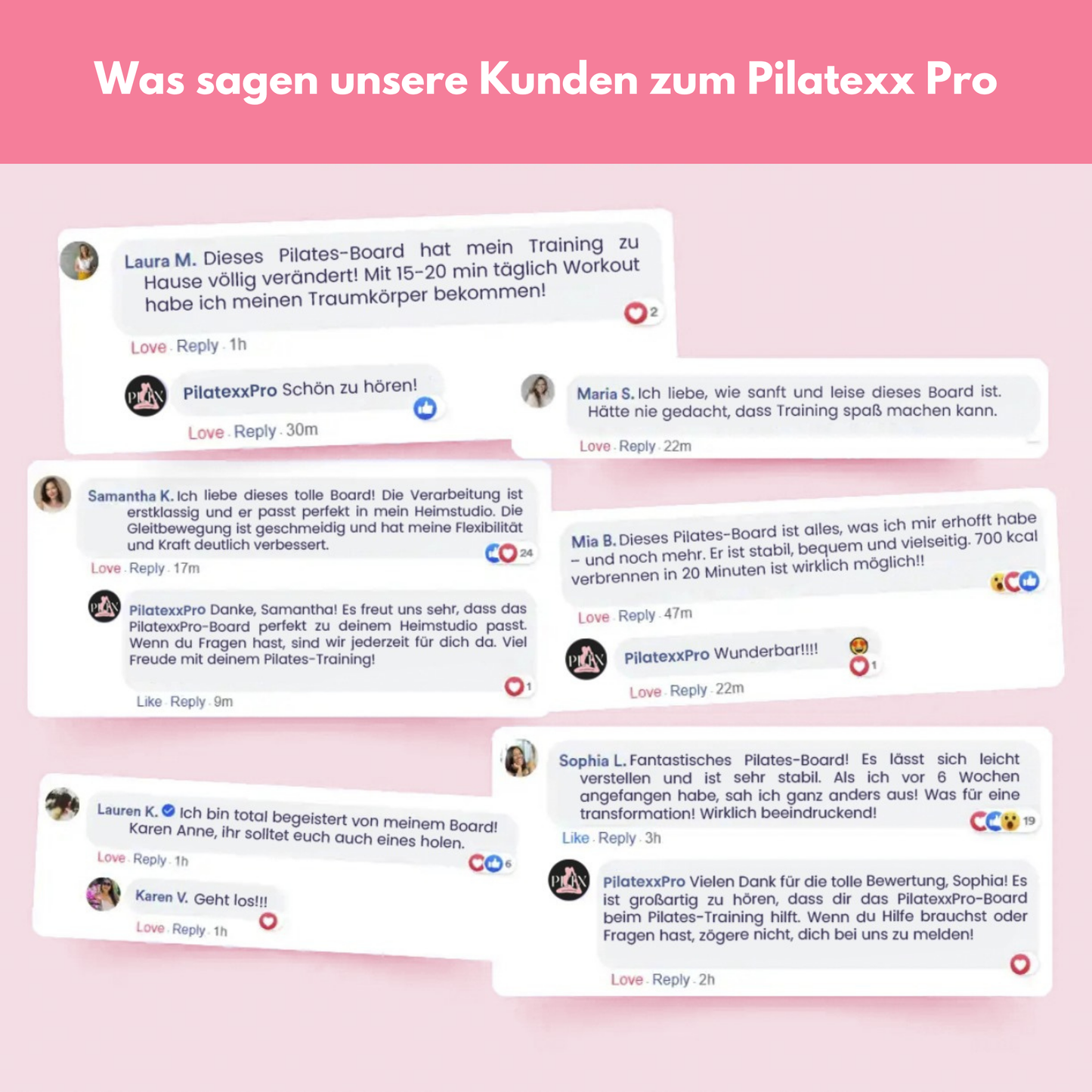 Intensives Core Training und Bauchmuskeluebungen mithilfe des rutschfesten Pilates Boards für Zuhause