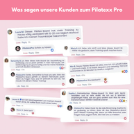 Intensives Core Training und Bauchmuskeluebungen mithilfe des rutschfesten Pilates Boards für Zuhause