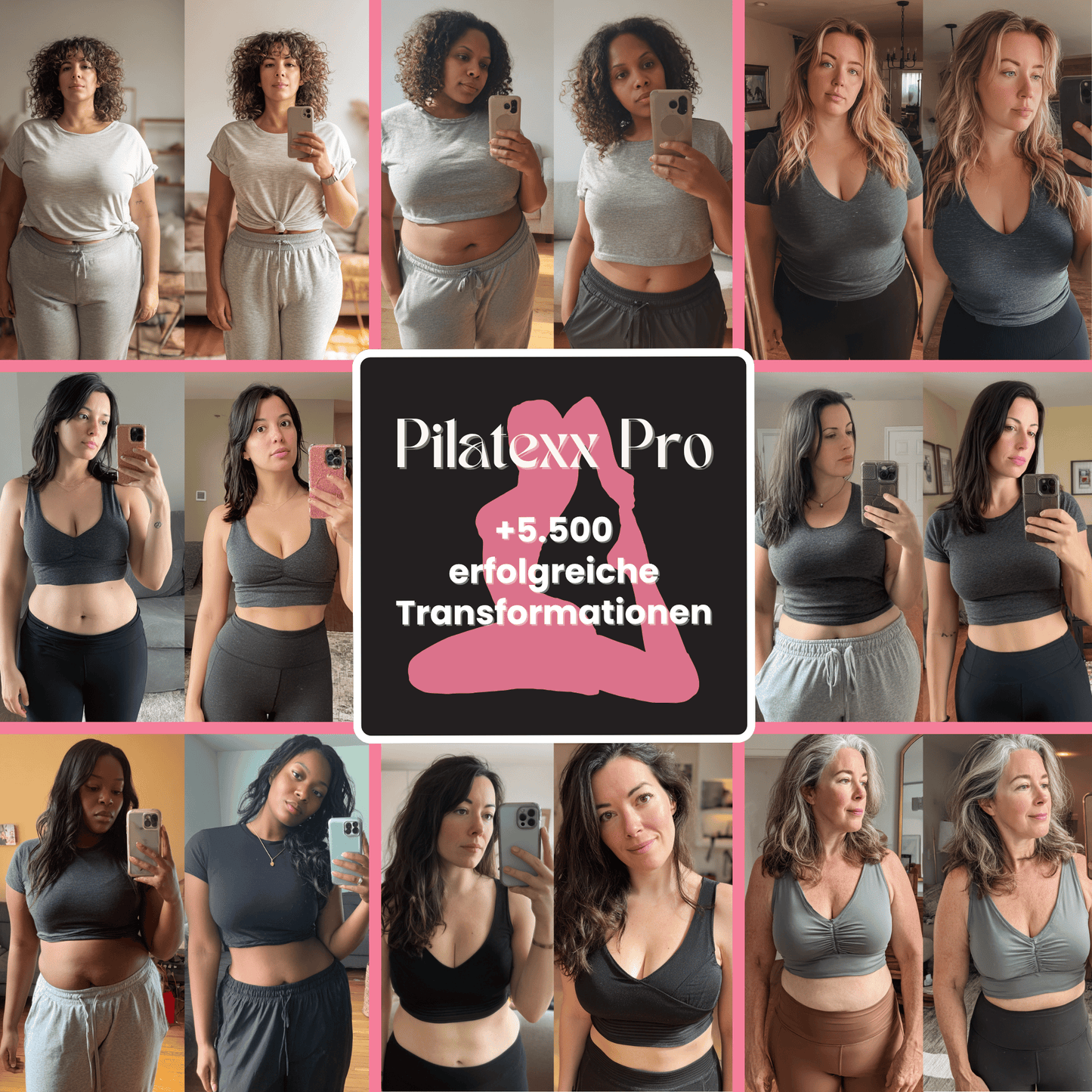 Erfolgreiche Fitness Transformation und sichtbare Trainingsergebnisse mit dem Pilatexx Pro Workoutplan