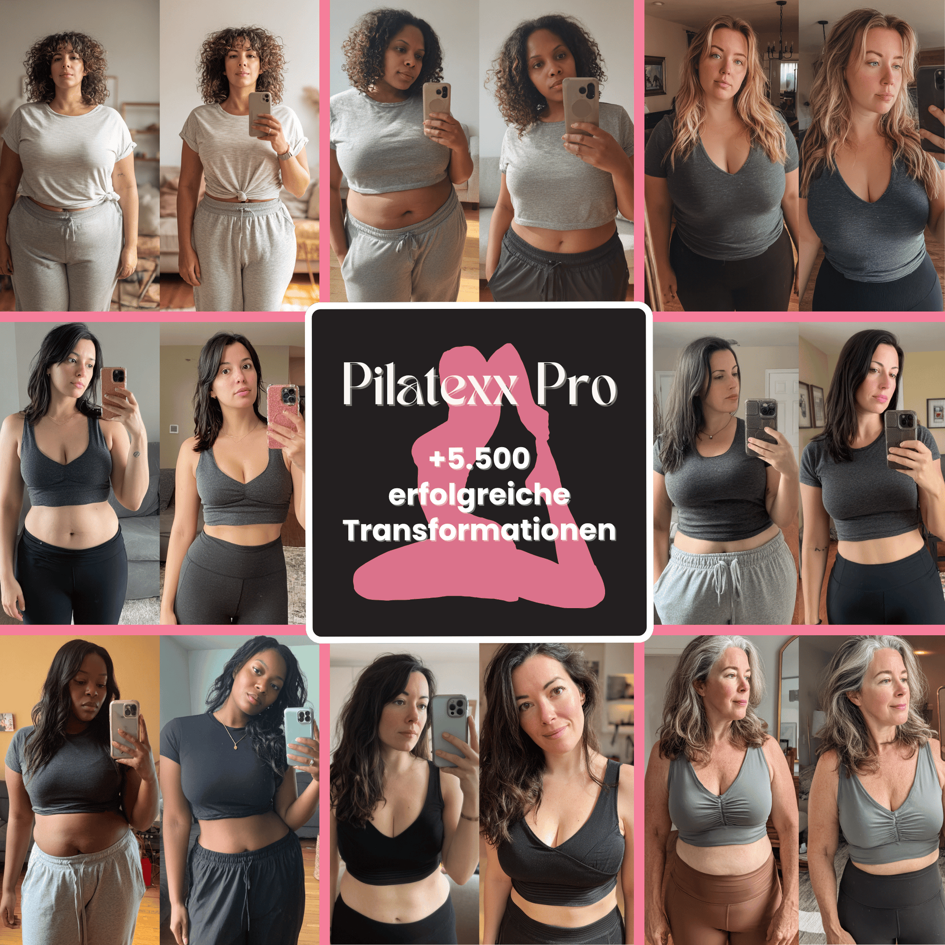 Erfolgreiche Fitness Transformation und sichtbare Trainingsergebnisse mit dem Pilatexx Pro Workoutplan