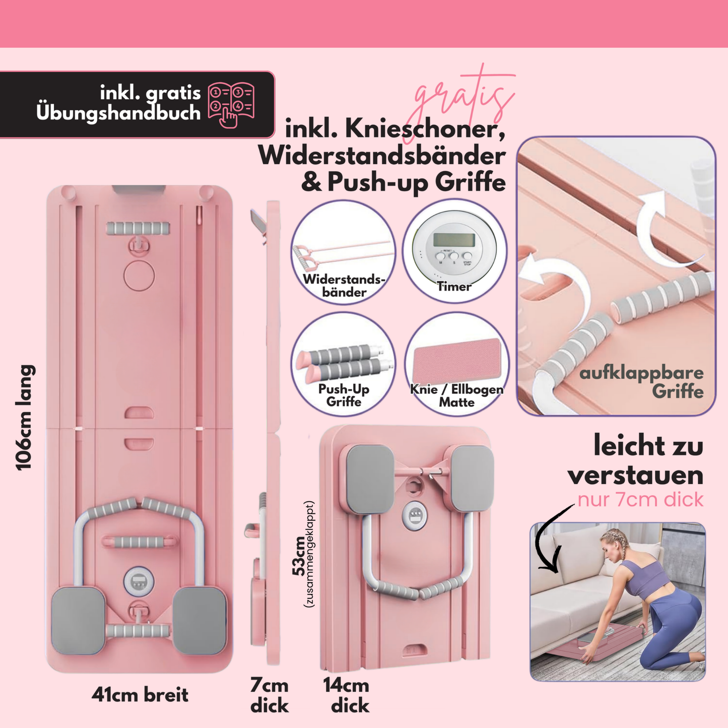 Pilatexx Pro - Faltbarer Pilates  Reformer